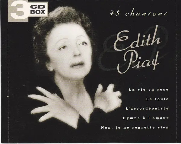 CD-BOX Edith Piaf 75 Chansons Disky Box Set