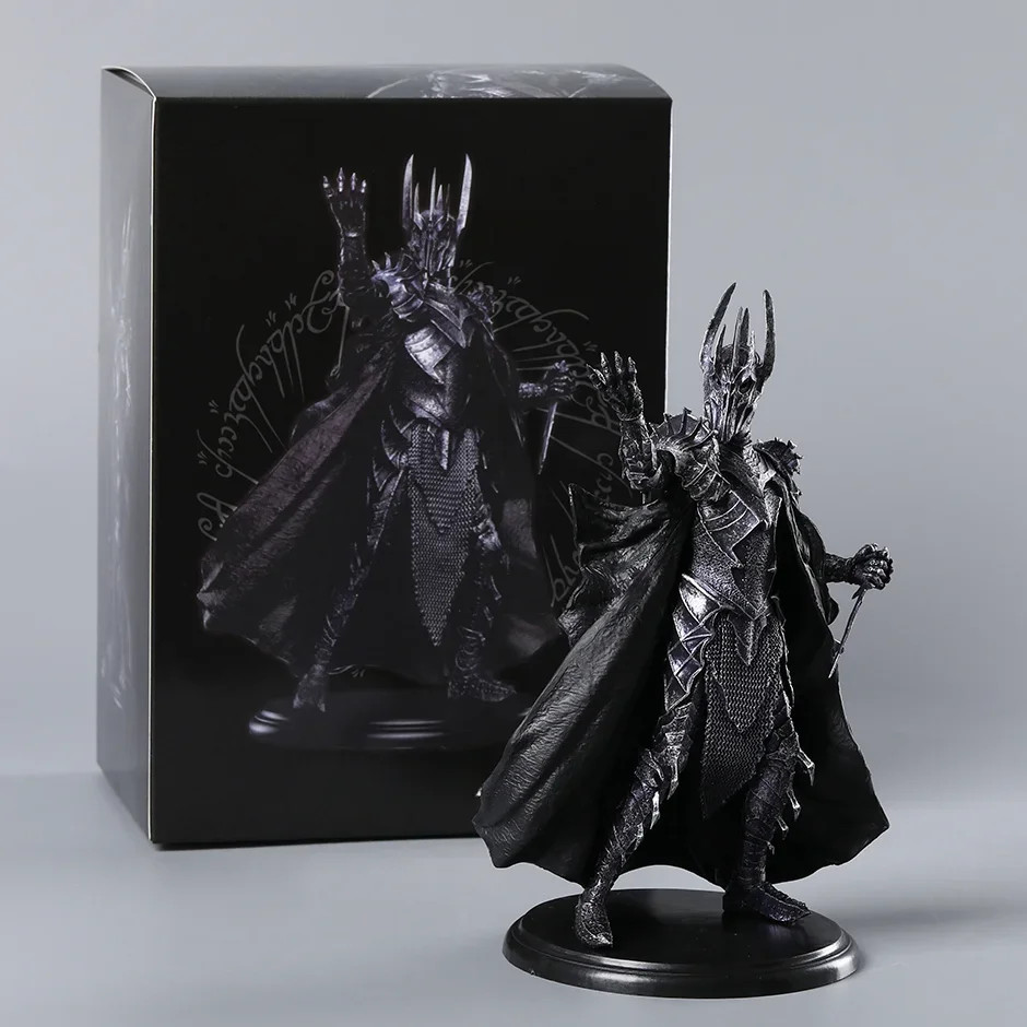 Dark Lord Sauron Figura Signore degli Anelli Statua Cattivo Fantasy da Collezione Giocattolo