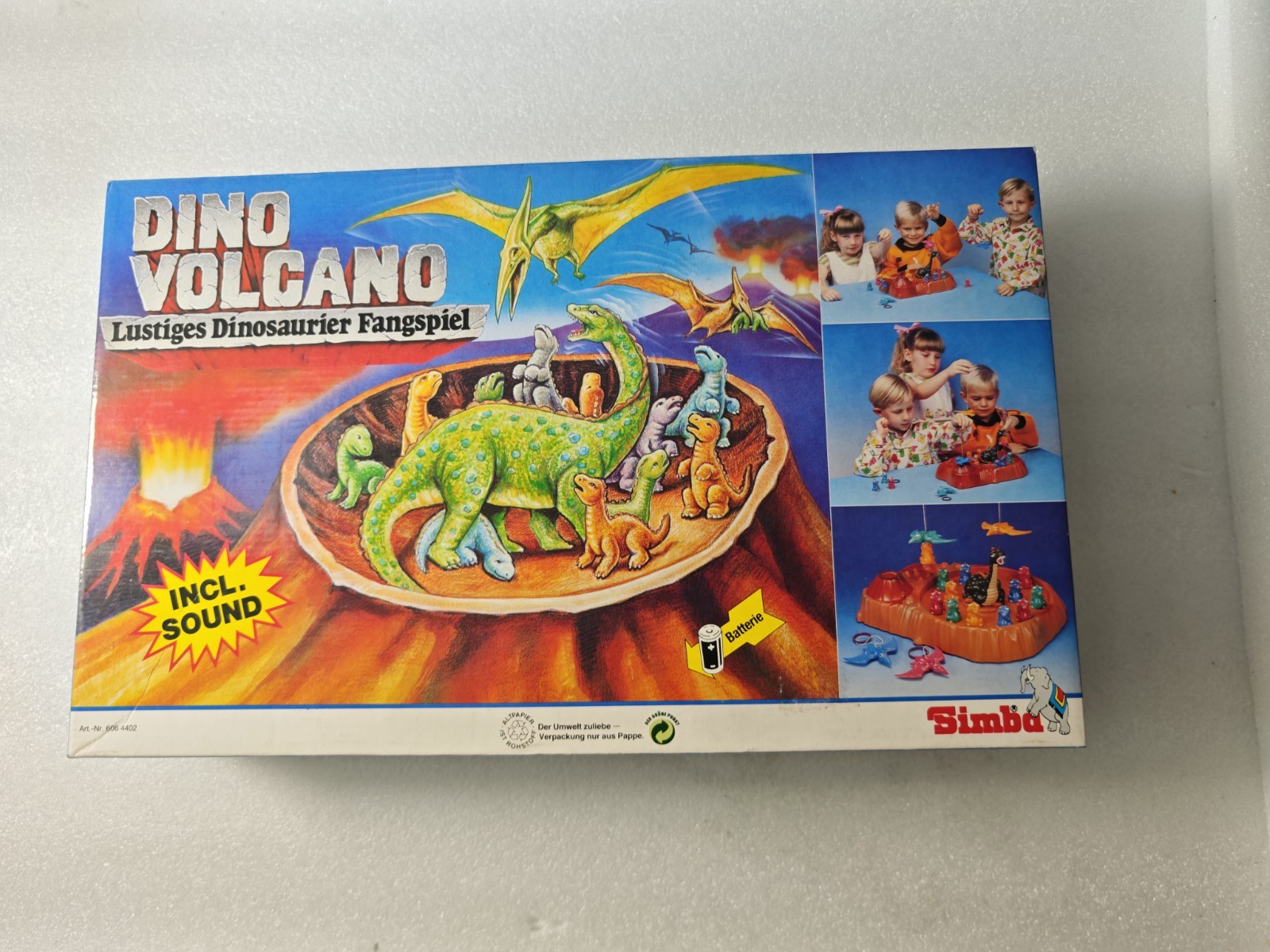 Simba Dino Volcano del 1993 - Gioco di Cattura Dinosauri mai giocato - Vintage