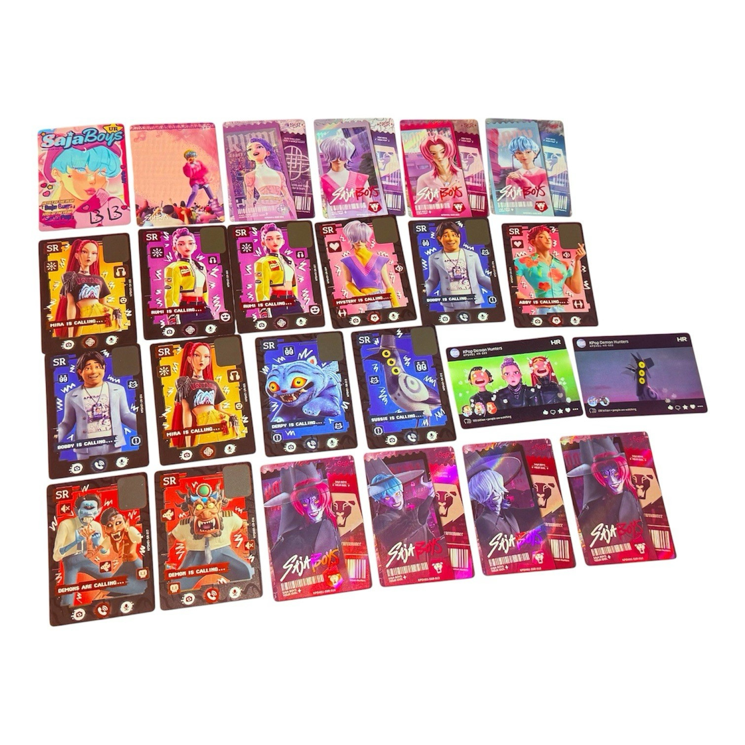 Set 24 CARTE DA COLLEZIONE K-POP DEMON HUNTERS