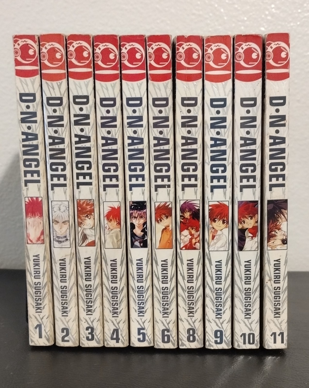 Lotto Manga DN Angel • Vol 1,2,3,4,5,6,9,10,11 • Mancante Vol 7 • Yukiru Sugisaki •