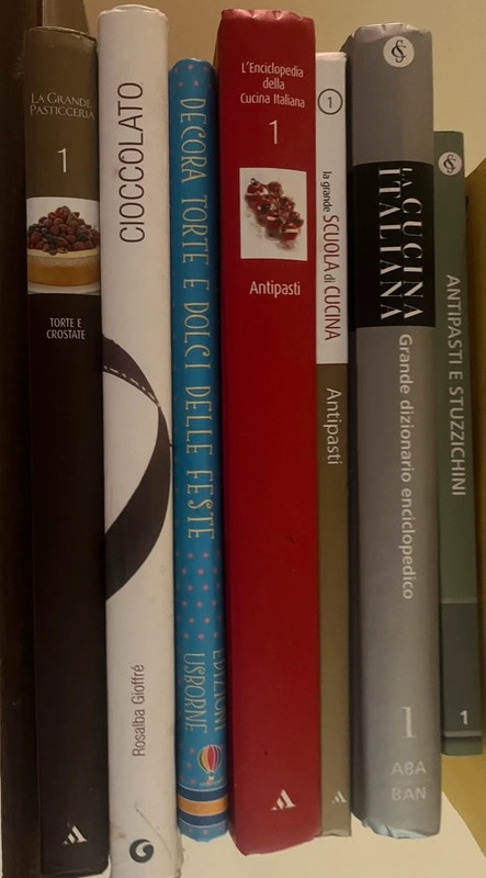 Libri cucina vari tipi