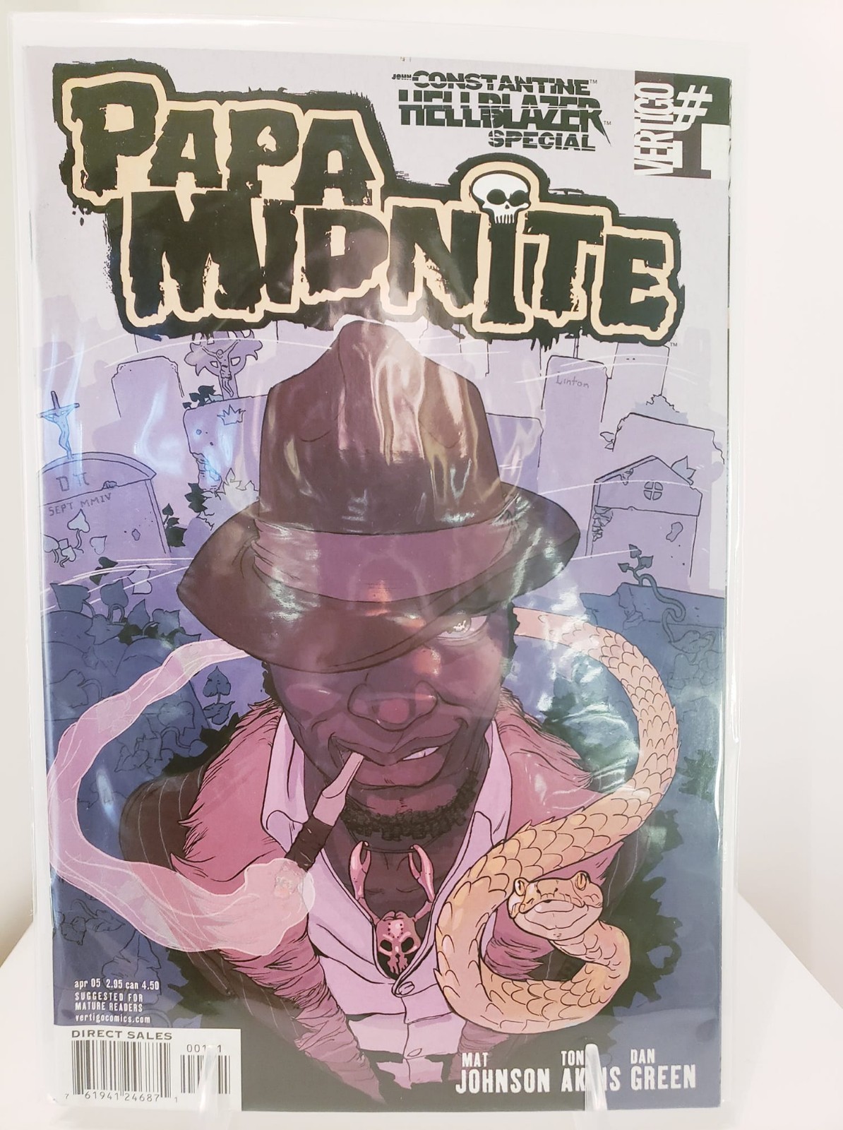 25814: VERTIGO PAPA MIDNITE #1 grado VF