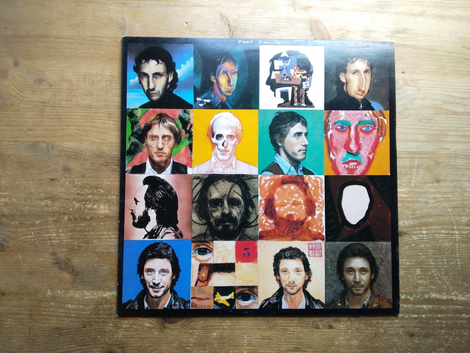 The Who Face Dances Excellent Vinyl LP Record Album WHOD5037 & Poster (K1)