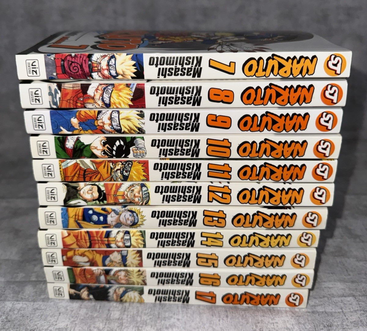 Lotto 17 Naruto Masashi Kishimoto manga inglese Shonen Jump 7-17, 42-44, 47-49