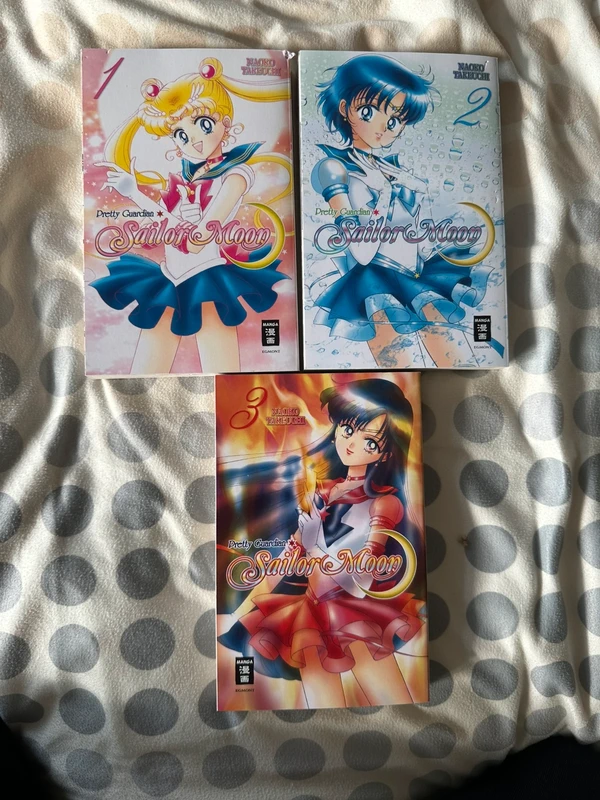 Pretty guardian sailor moon 1-3 manga Bänder Anime Mädchen