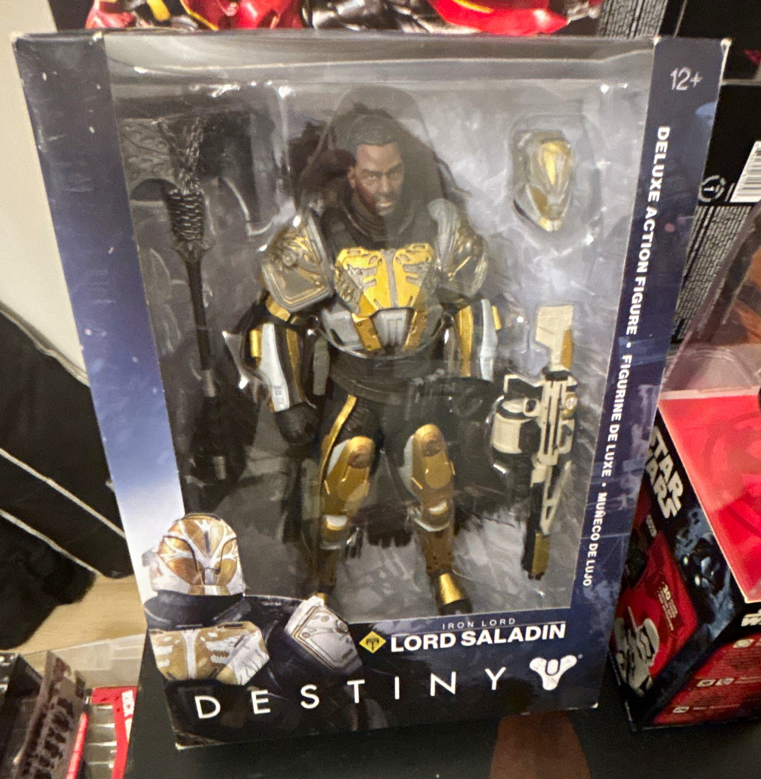 McFarlane Toys Destiny Lord Saladin Deluxe Action Figure Videogioco Oro