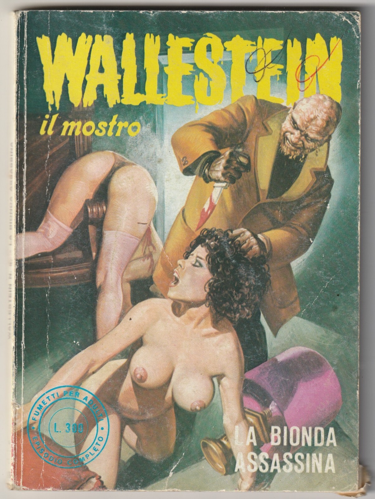 ✪ WALLESTEIN #57 La bionda assassina, Edifumetto 1978 FUMETTO TASCABILE Z2-