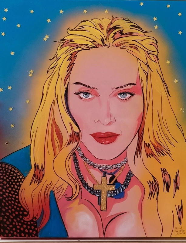 Madonna Dipinto a mano 50x60