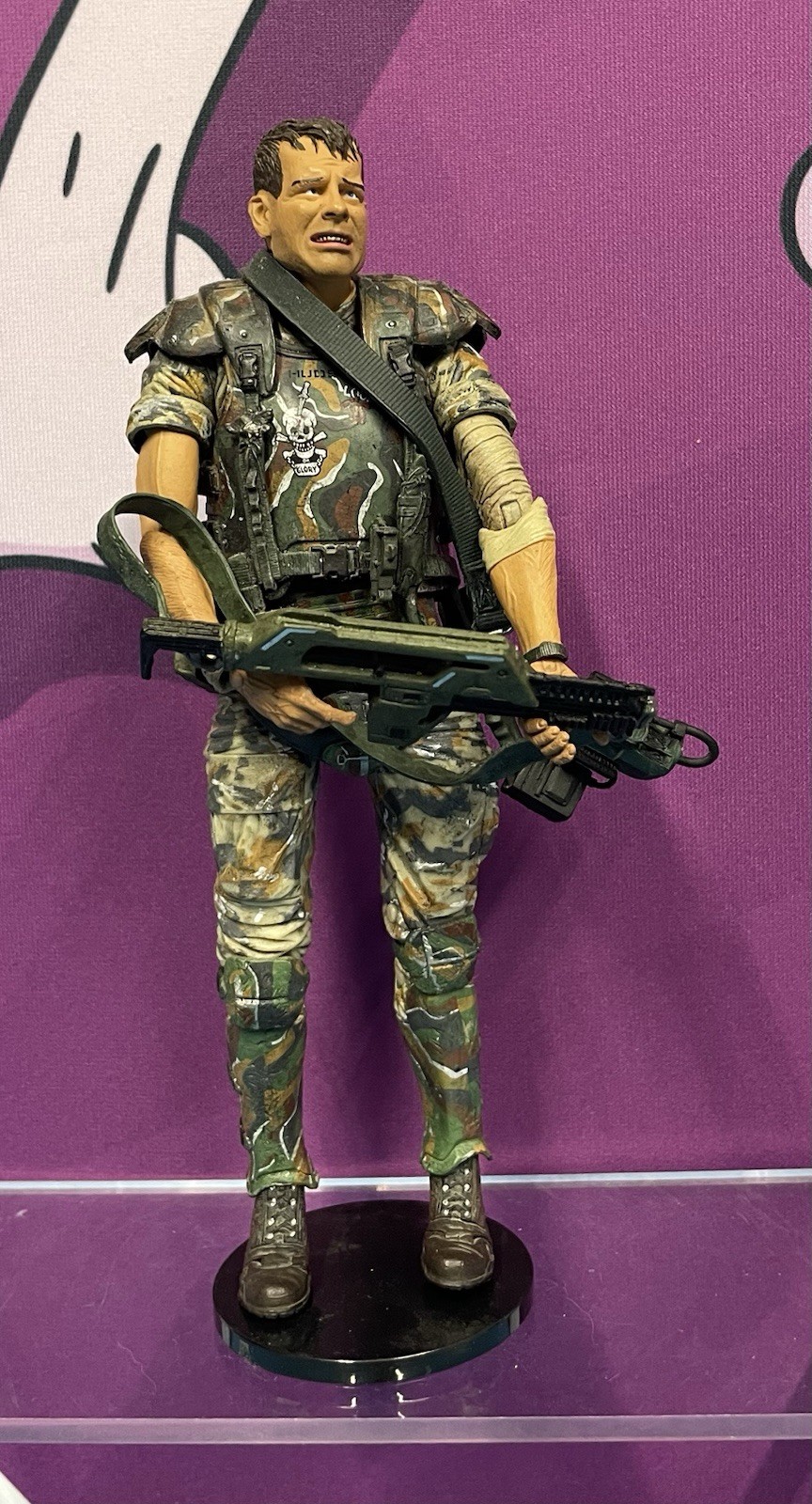 NECA Aliens Series 1 Private Hudson 7" Scared Variant Figure Loose