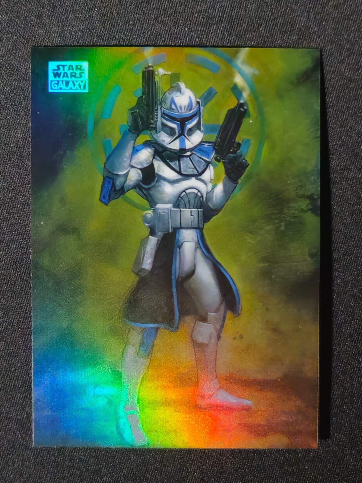 CAPTAIN REX 2025 Topps Star Wars rifrattore galattico cromato #89