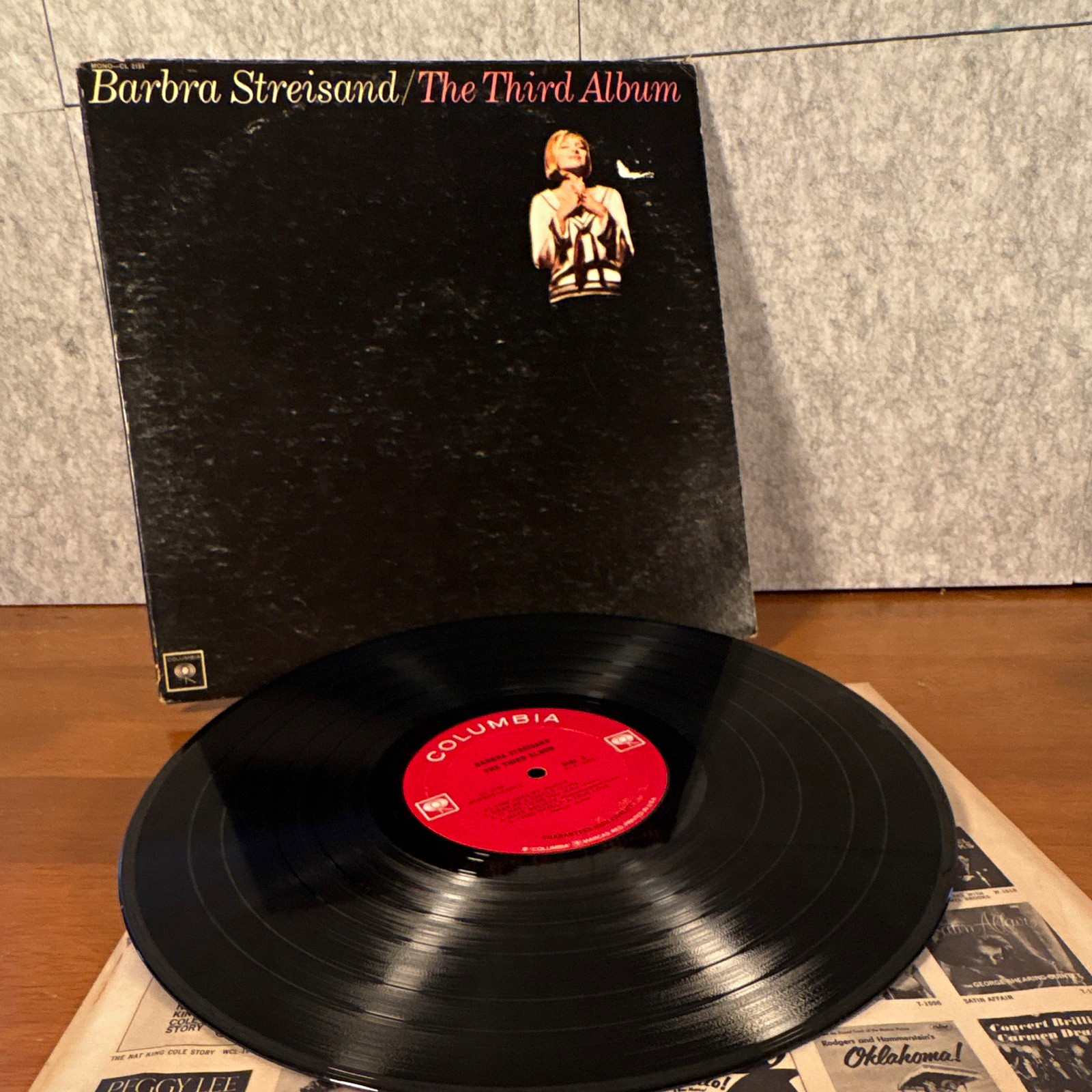 Barbra Streisand The Third Album Columbia CL 2154 12" Vinyl LP Pop Sleeve