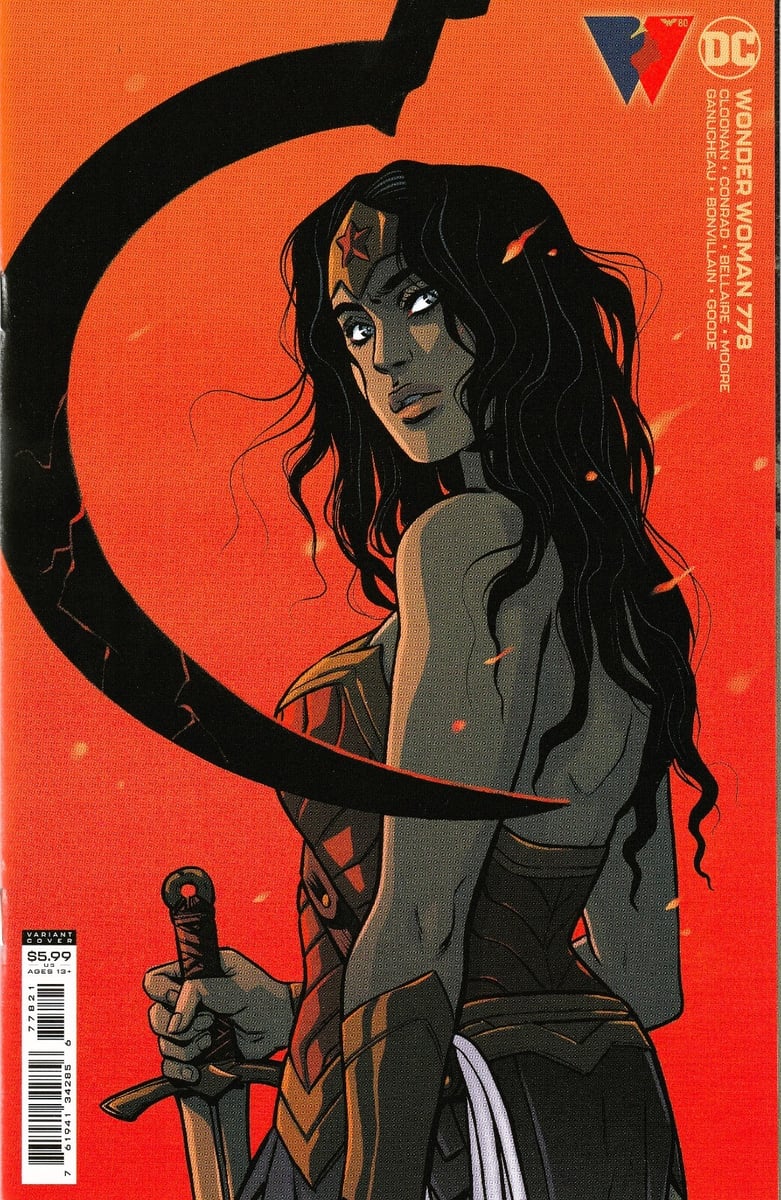 WONDER WOMAN #778 (2016) VARIANTE CARTONCINO BECKY CLOONAN ~ NON LETTO QUASI NUOVO