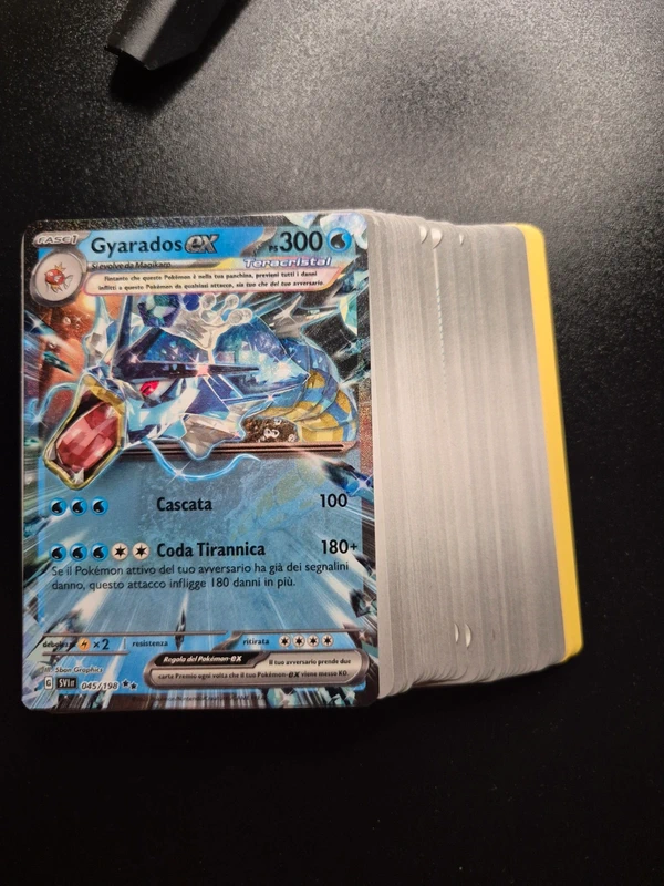 Lotto 50 Carte Pokémon + Gyarados ex ITA