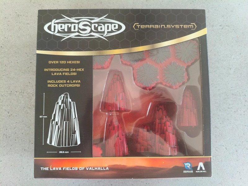 Heroscape: The Lava Fields of Valhalla Terrain Expansion