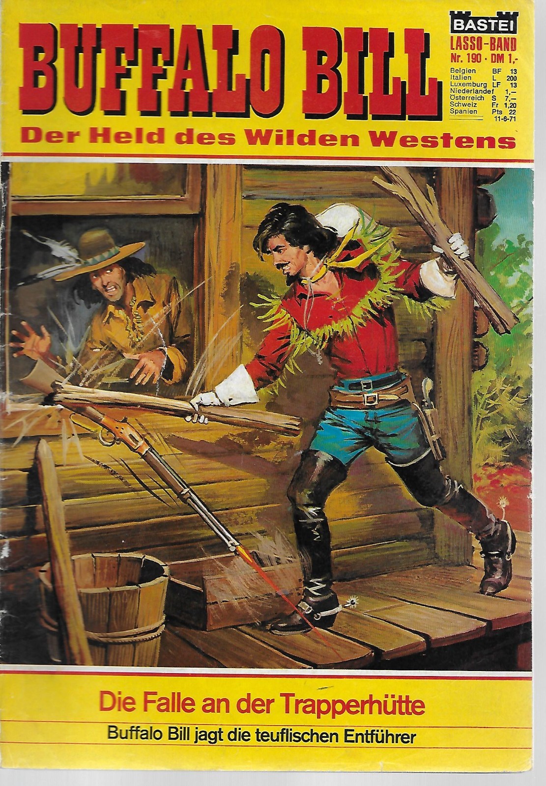 BUFFALO BILL (Lasso Band) n.190 / Bastei Editore