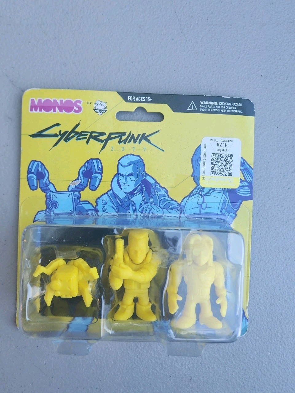 MONOS Cyberpunk 2077 Mini Figure 3pz - Giallo - Action Figure