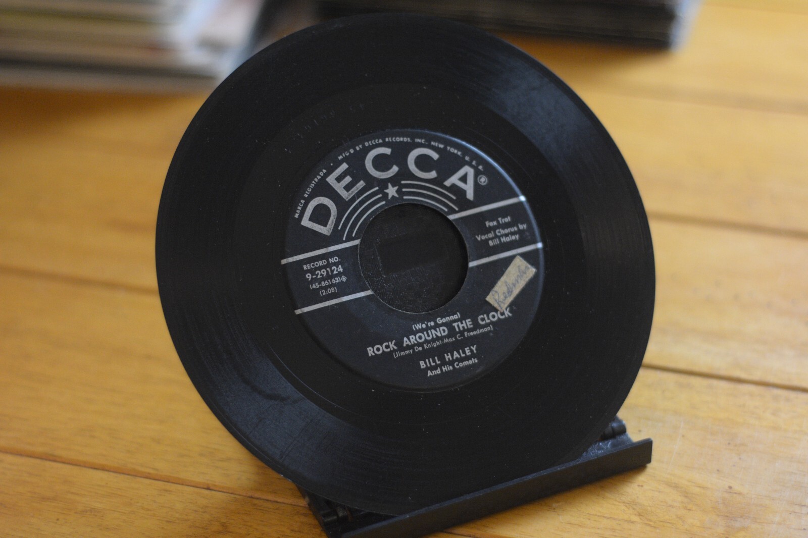 BILL HALEY "THIRTEEN WOMEN" 45 RPM 7" G+ RECORD DECCA [E22-204]
