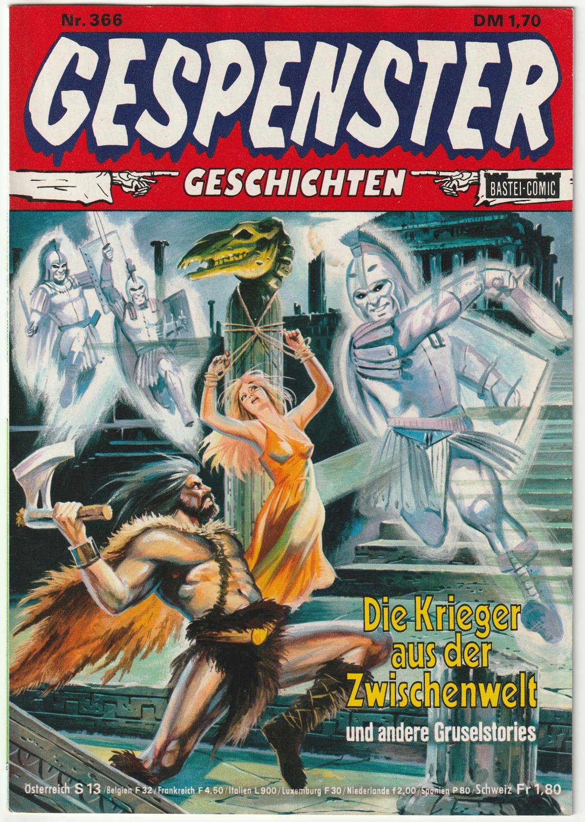 ✪ STORIE DI FANTASMI #366 La Guerra..., Bastione 1981 COMICHEFT NUOVO TOP Z0-1