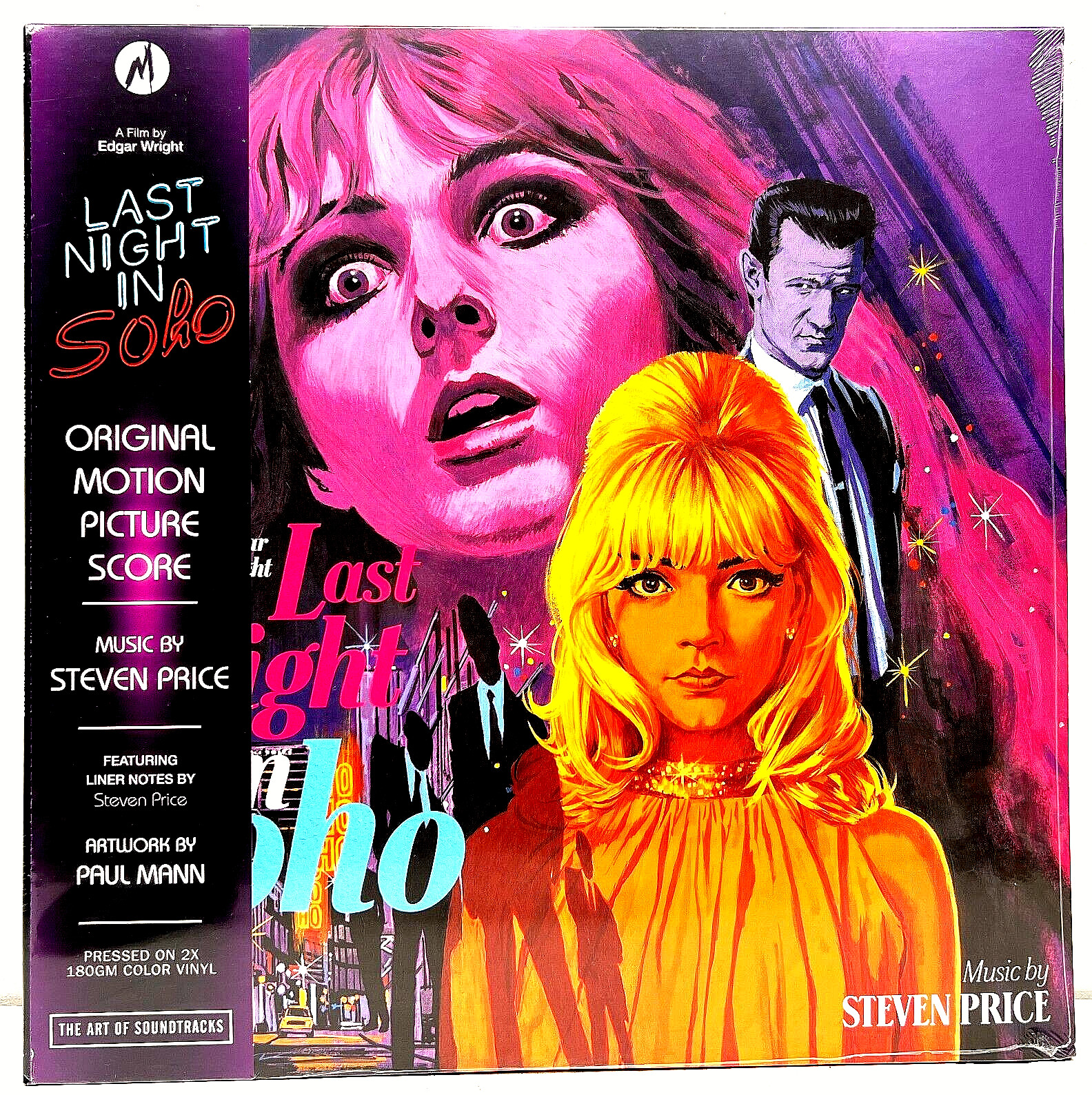 Steven Price Last Night In Soho 2021 Color Vinyl Mondo Records 1st Press Sealed