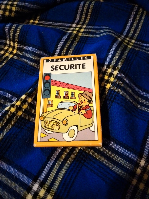 Ancien jeu des 7 familles "Sécurité"