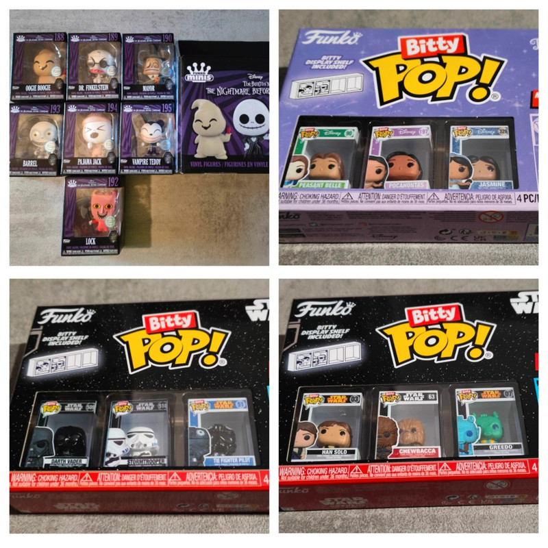 Funko 19 personaggi con raccoglitori