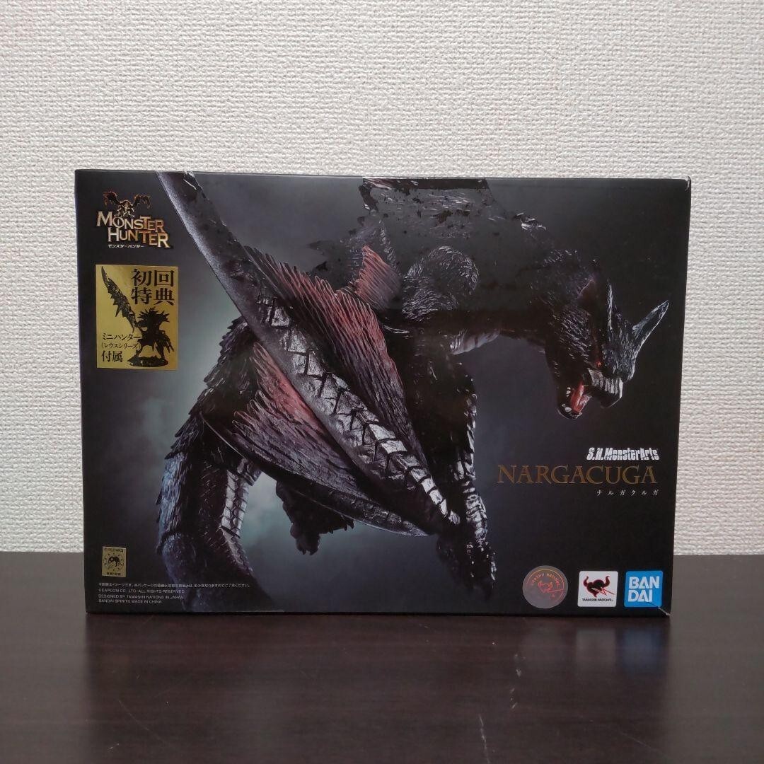 S.H.Monster Arts Monster Hunter World Iceborne Nargacuga Figure Hobby Bandai