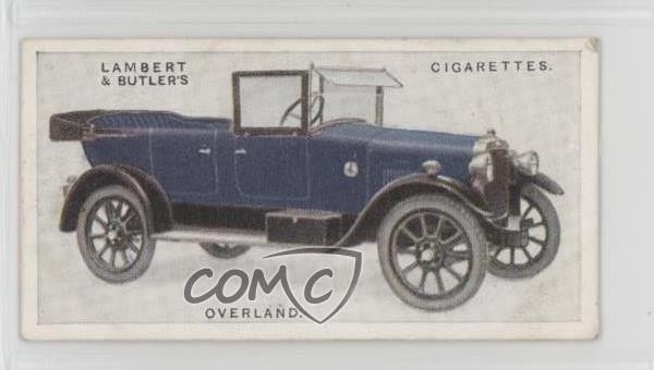 1922-23 Lambert & Butler Motor Cars Series 2 Tobacco Overland #43 19x5