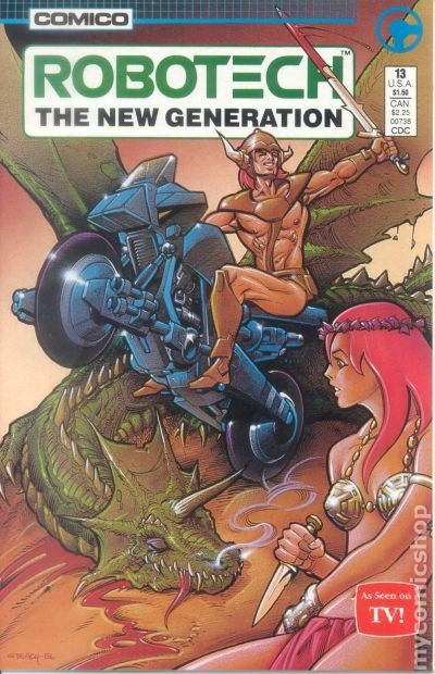 Robotech La Nuova Generazione #13 VF 8.0 1987 Immagine Stock