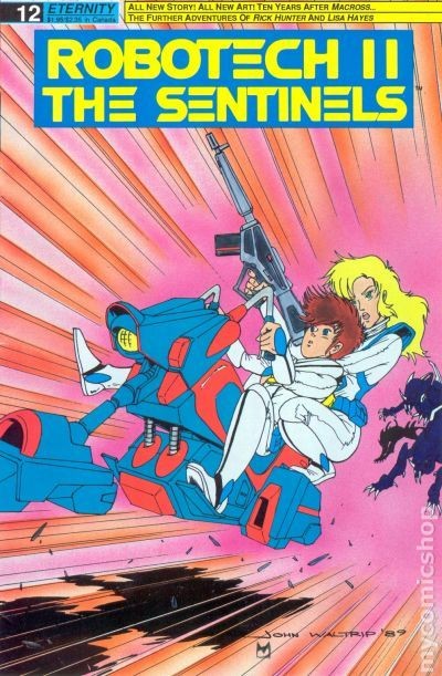 Robotech 2 Le Sentinelle Libro 1 #12 FN 1989 Immagine Stock