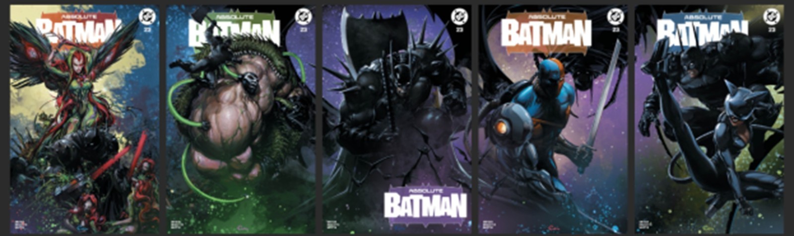 ABSOLUTE BATMAN 23 CLAYTON CRAIN TRADE VARIANT NM SET OF 5 CONNECTING 2026