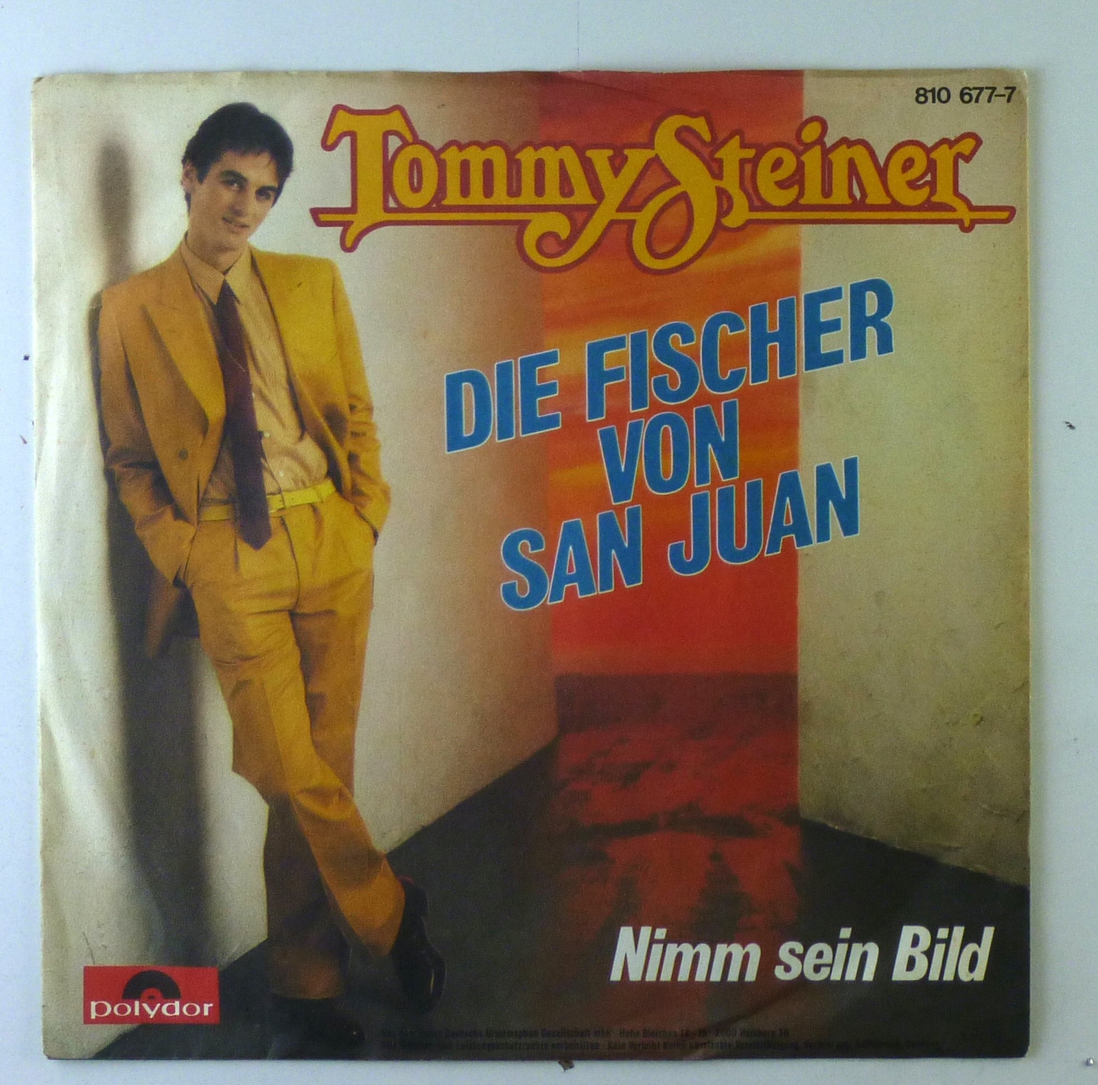 7" Singolo - Tommy Steiner - I Pescatori Di San Juan - S2892 - Pulito