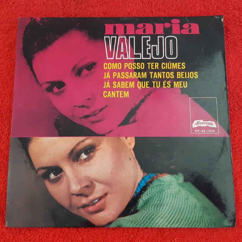 Disco Vinil Single EP Maria Valejo - Como Posso Ter Ciúmes + 3 músicas