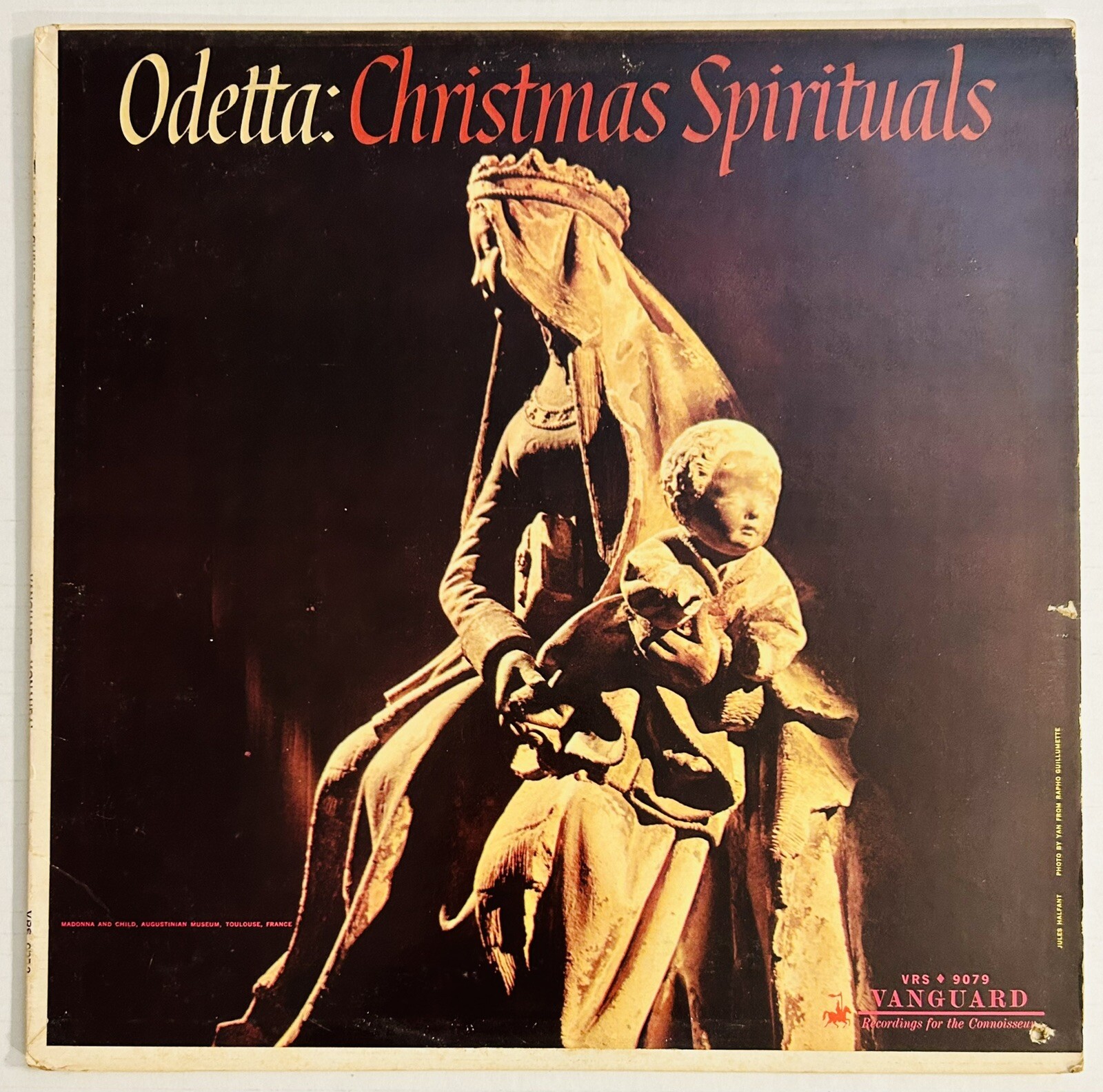 Odetta - Sings Christmas Spirituals Vanguard 1961 Christmas Folk, VSD-2079