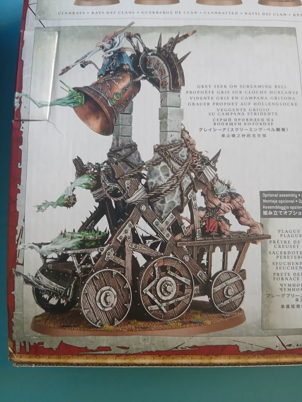 Screaming Bell / Plague Furnace Skaven – Sur grappes + notice – Warhammer AoS