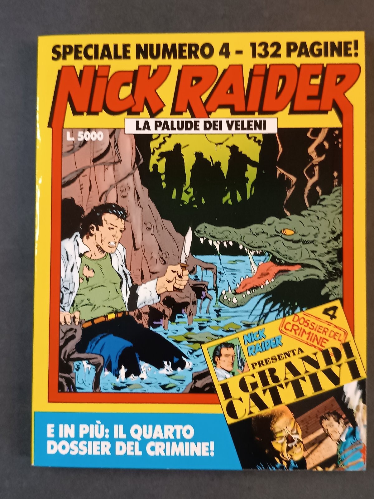 Fumetto Nick Raider Speciale Bonelli n. 4 1989 Palude veleni (no inserto)