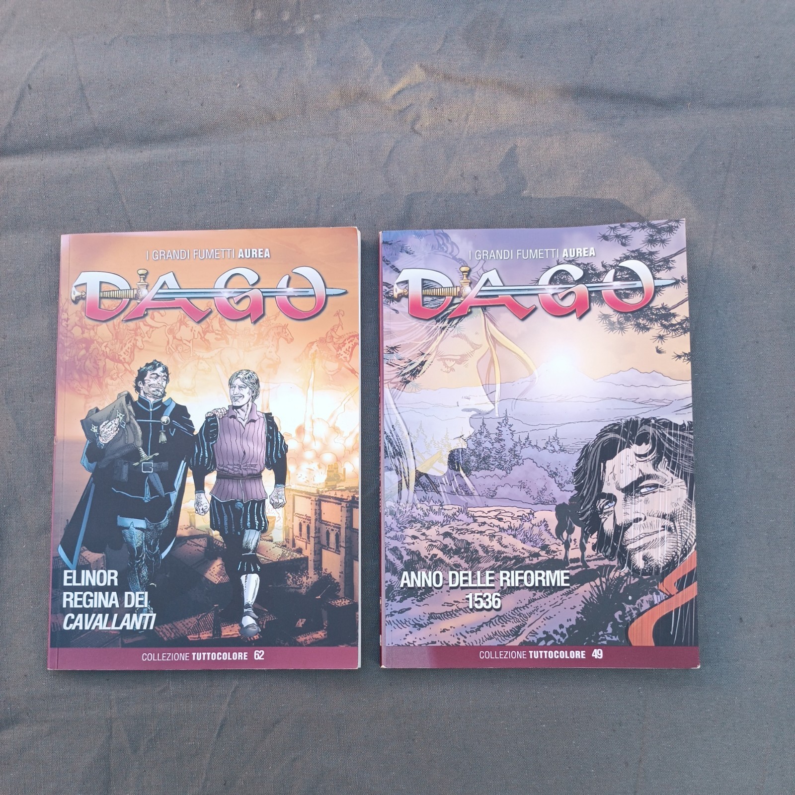 DAGO TUTTOCOLORE NUMERO 49 e 62  EDIZIONI AUREACOMICS 