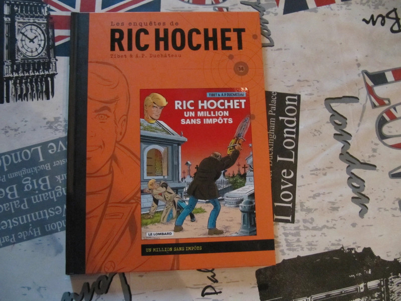 Bd Les enquêtes de Ric Hochet T56 un million sans impôts Tibet - Duchateau 2024
