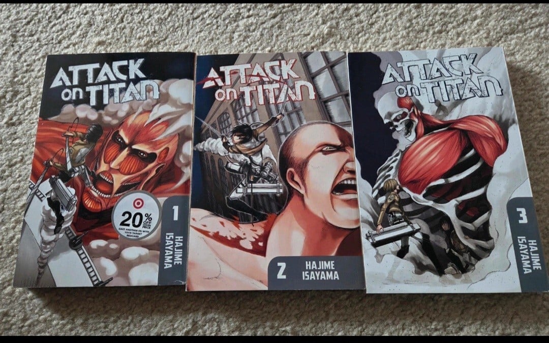 "Attack On Titan", volumi 1-3