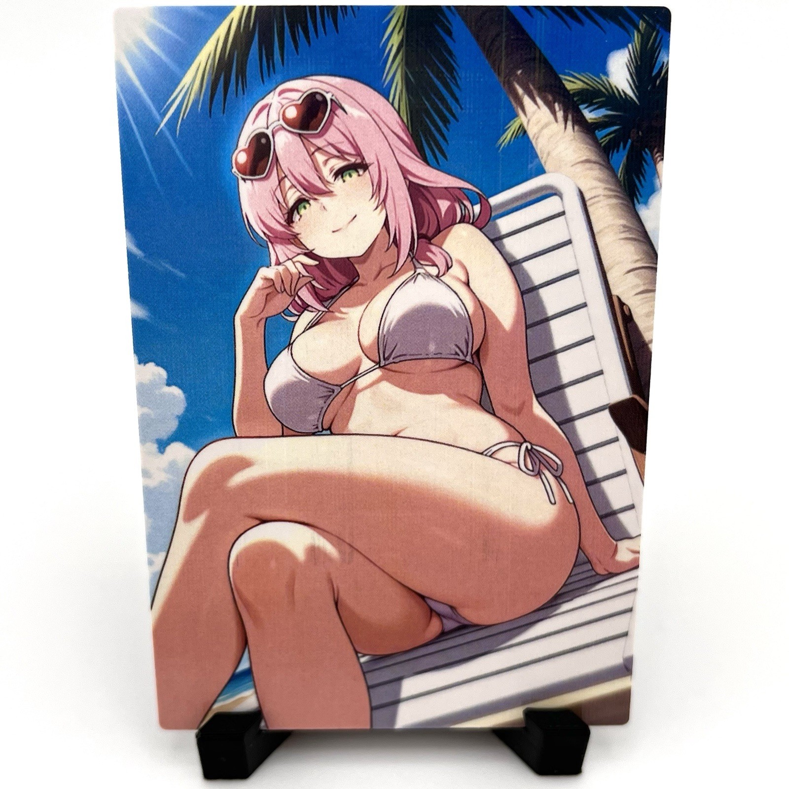 Sexy Hot Anime Waifu Ragazza Doujin Lewd Dea Storia ACG Carta Arte Olografica