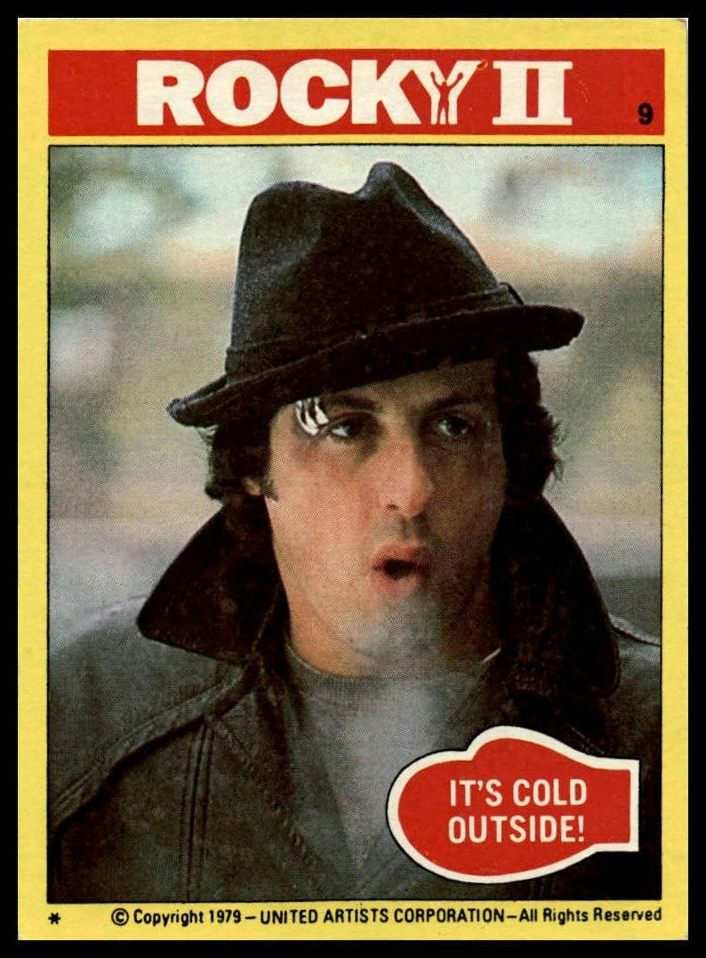  It's Cold Outside - 1979 Topps Rocky II #9