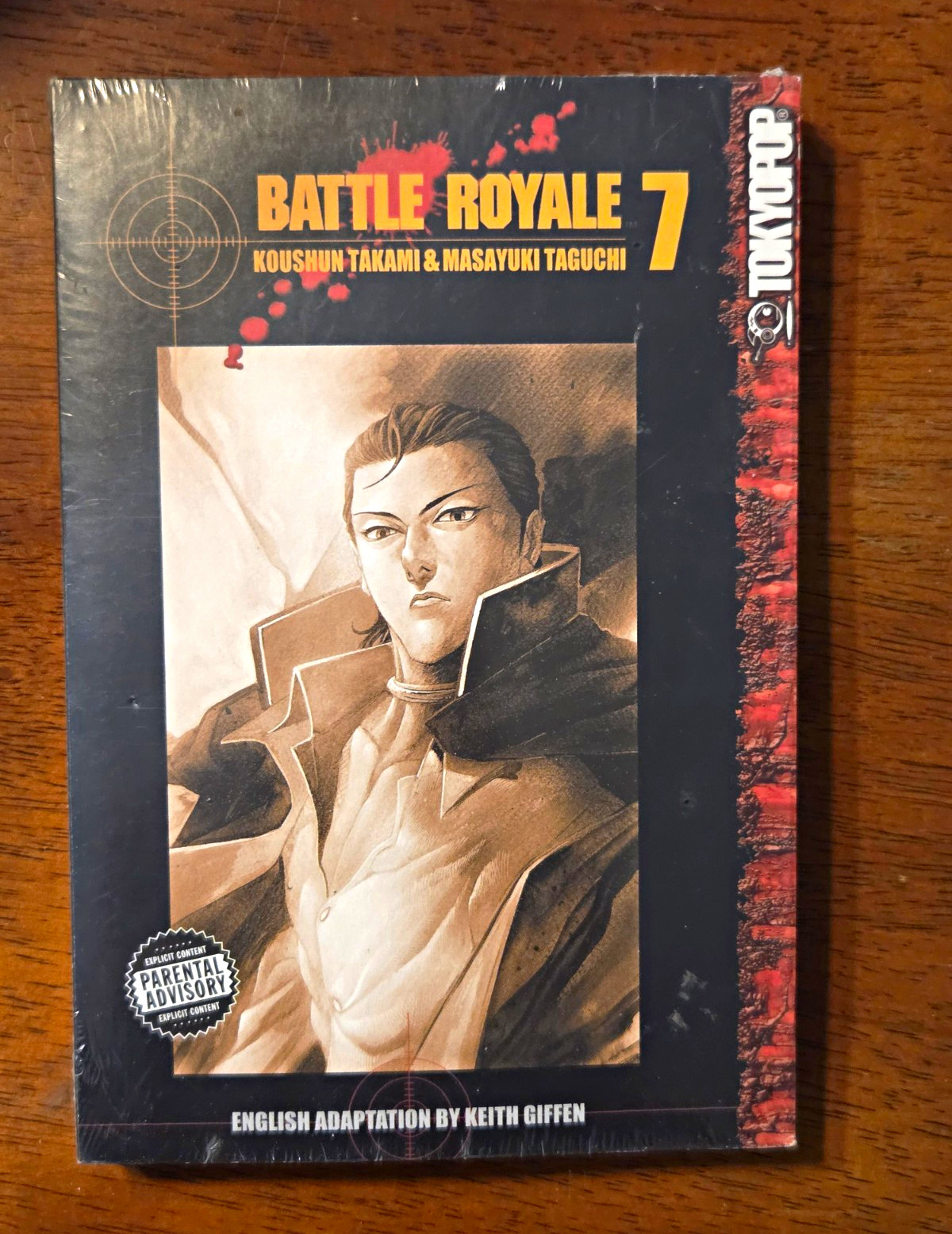 Battle Royale Vol. 7 Manga Inglese Tokyopop NUOVO SIGILLATO in fabbrica Raro Fuori Produzione