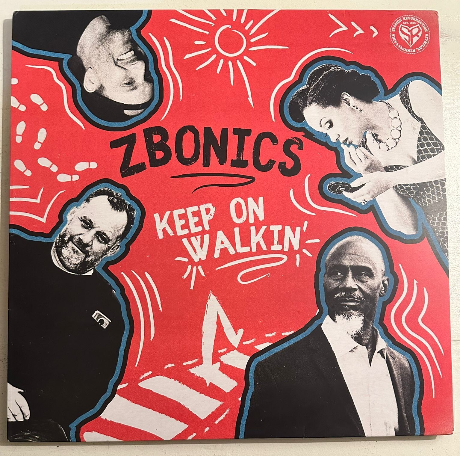 ZBONICS – KEEP ON WALKIN' - BLACK VINYL LP - VG+ - A5