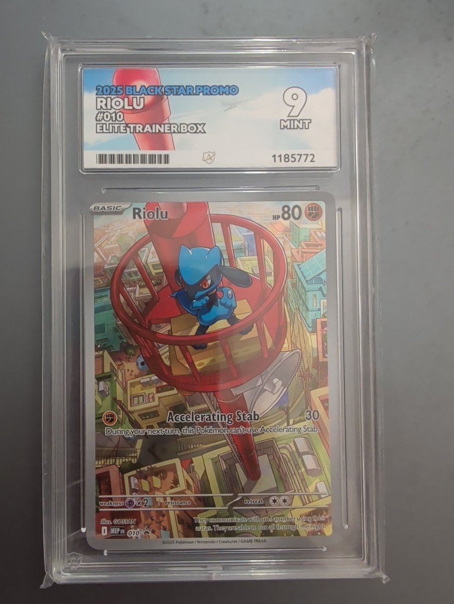 Riolu #010 Promo Elite Trainer Box Mega Evolutions Ace 9