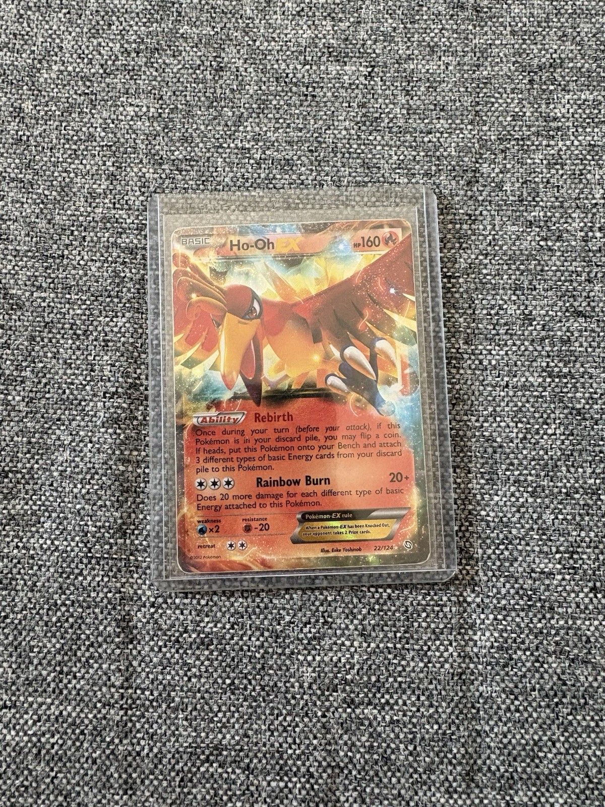 Ho-Oh EX 22/124 Dragons Exalted Holo