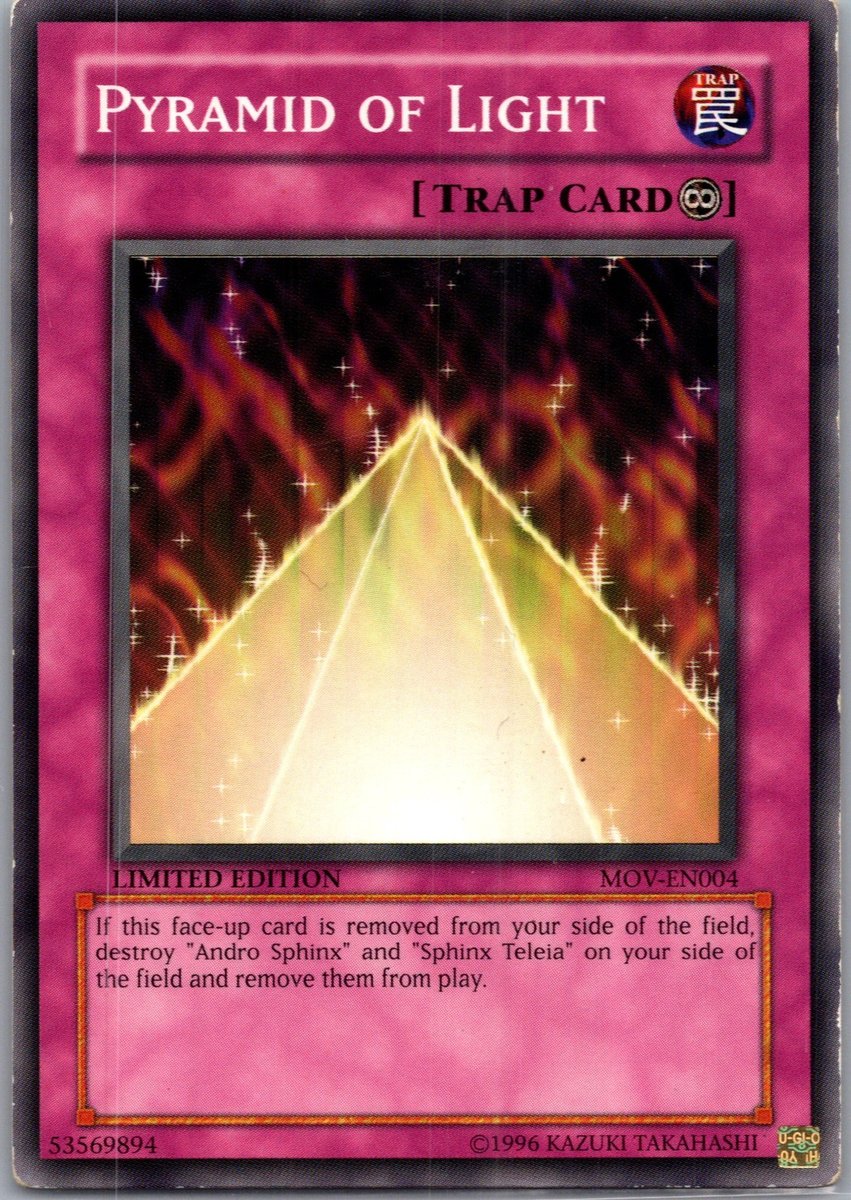 Yu-Gi-Oh! The Movie Promo Set #MOV-EN004 Piramide di Luce