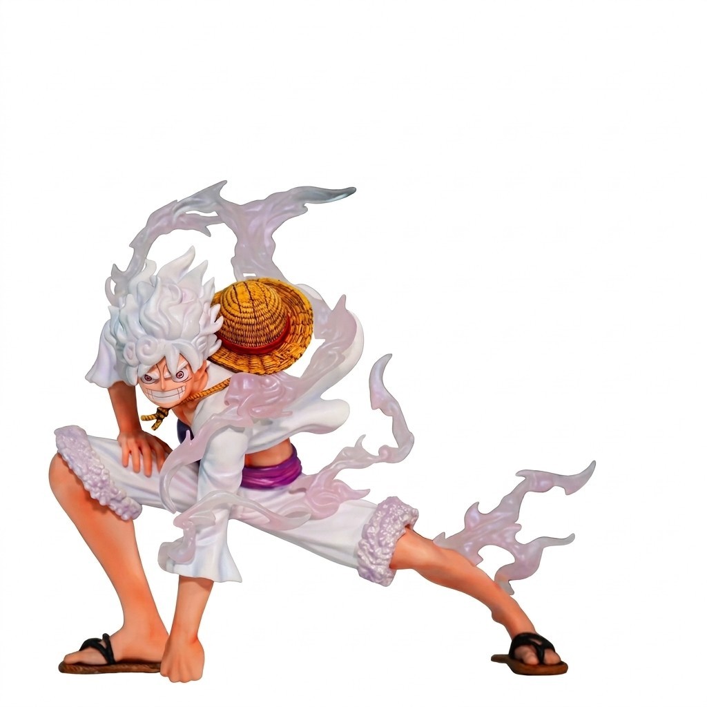 Statua Monkey D. Luffy Gear 5 One Piece 19cm Anime Figure PVC
