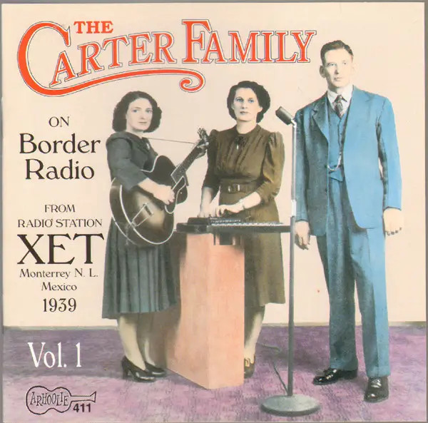 CD The Carter Family On Border Radio Vol. 1 Arhoolie Records