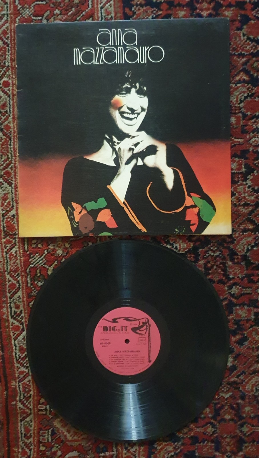 33 giri Anna Mazzamauro gatefold 1974 The Dig-It International Records MS 0008