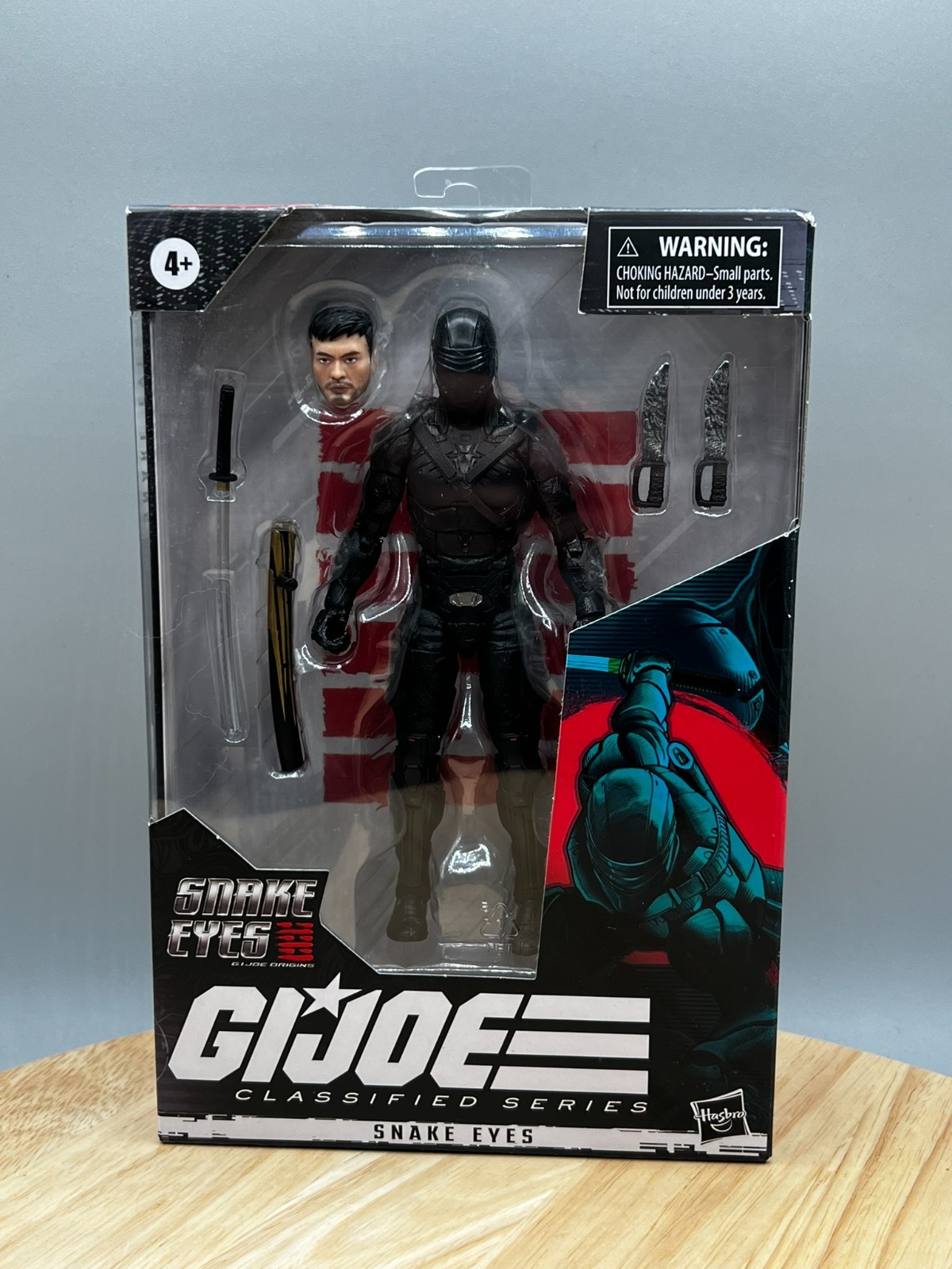 GI Joe Classified 16 Snake Eyes Origins Movie 6" Snake Eyes Figure Hasbro